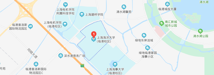 上海海洋大学学校地图